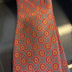 Vintage Kenneth Gordon New Orleans Silk Multicolor Paisley Mens Necktie USA